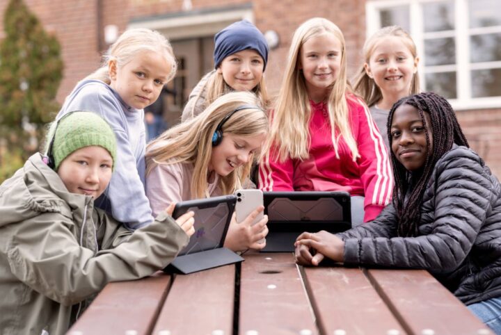 Elever med ipads